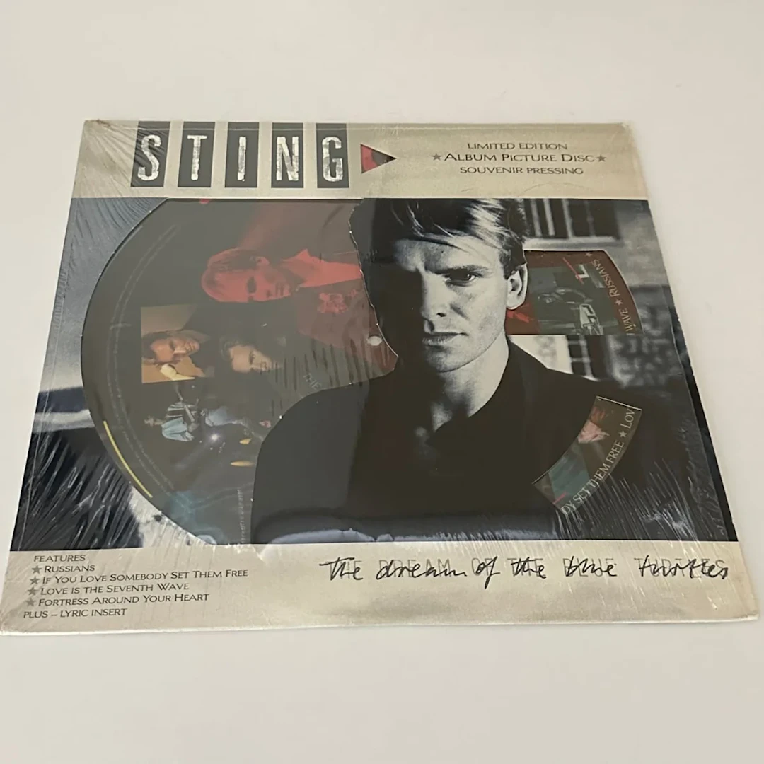 Sting The Dream of the Blue Turtles 1985 UK LE Picture Disc Souvenir