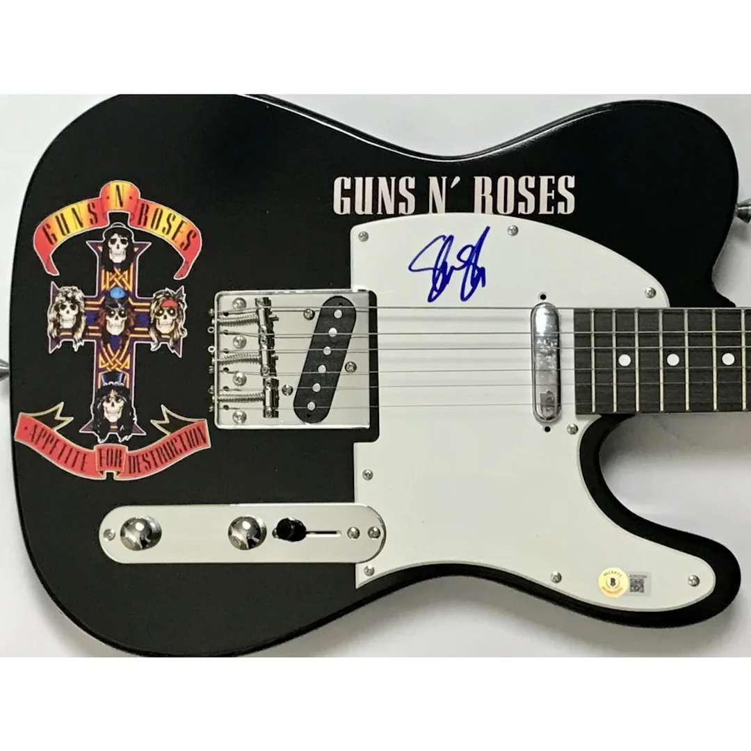 Guns N' Roses Slash Signed Guitar w/BAS LOA