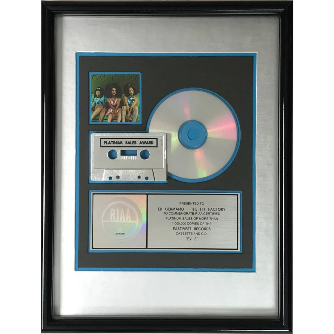 En Vogue EV3 RIAA Platinum Album Award
