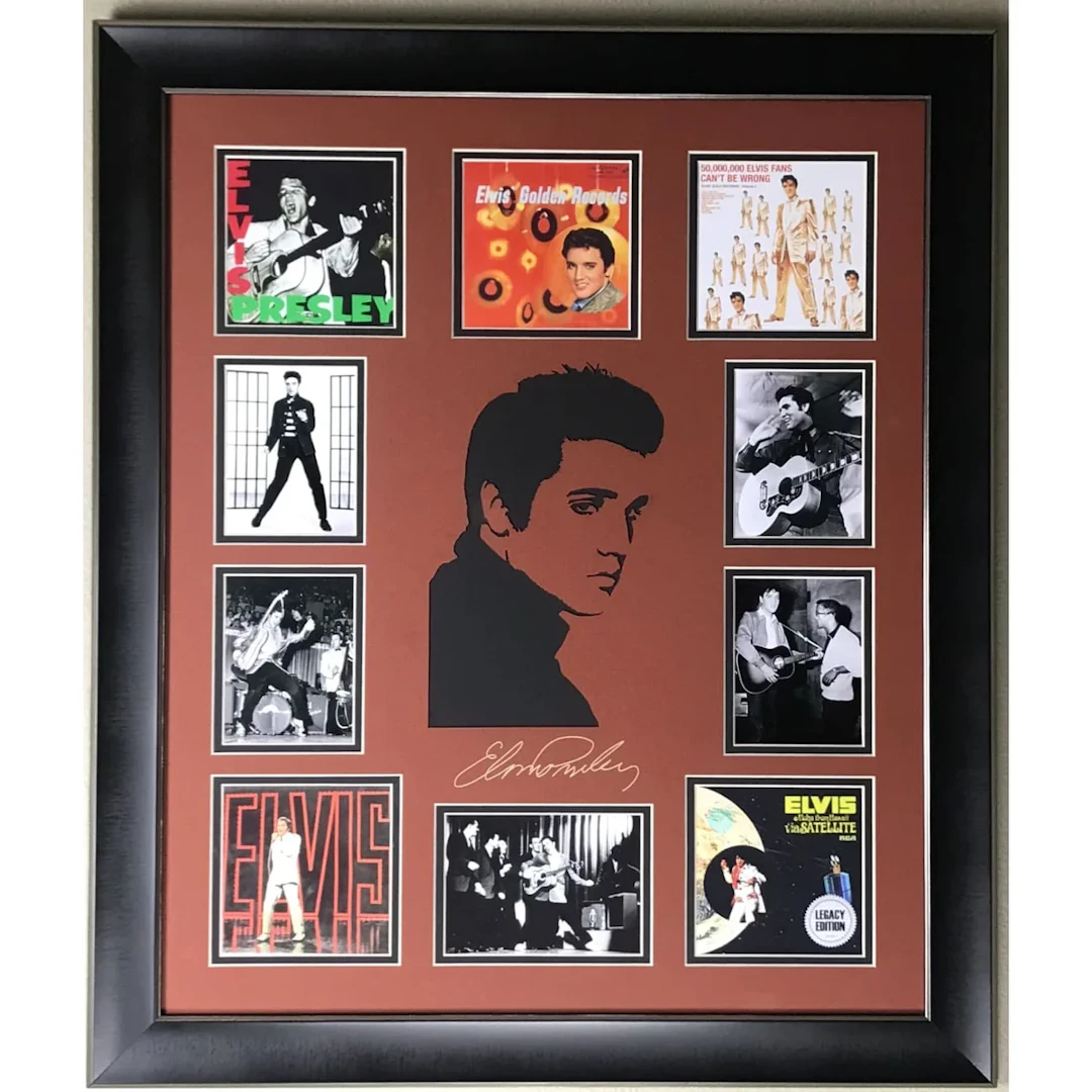 Elvis Album Covers Photo Collage