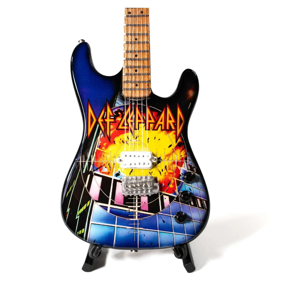 Def Leppard Pyromania Mini Guitar