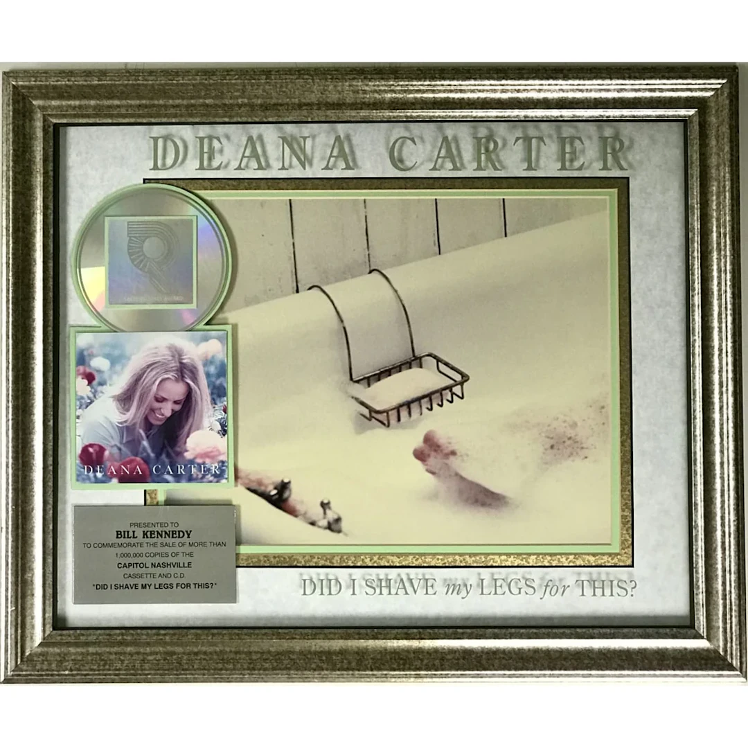 Deana Carter Did I Shave My Legs For This? RIAA Platinum Album Award