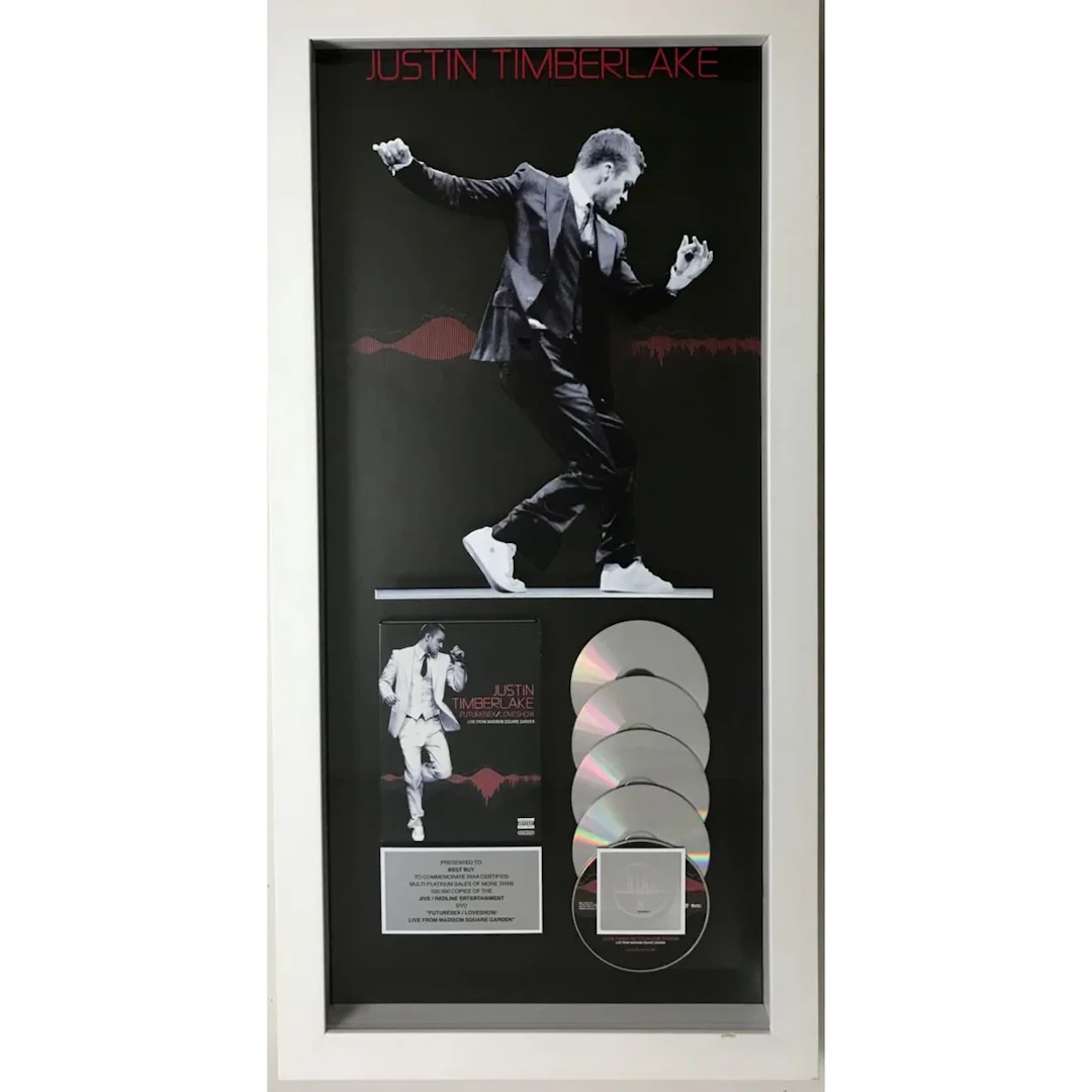 Justin Timberlake FutureSex/LoveShow: Live RIAA 5x Multi-Platinum Video Award