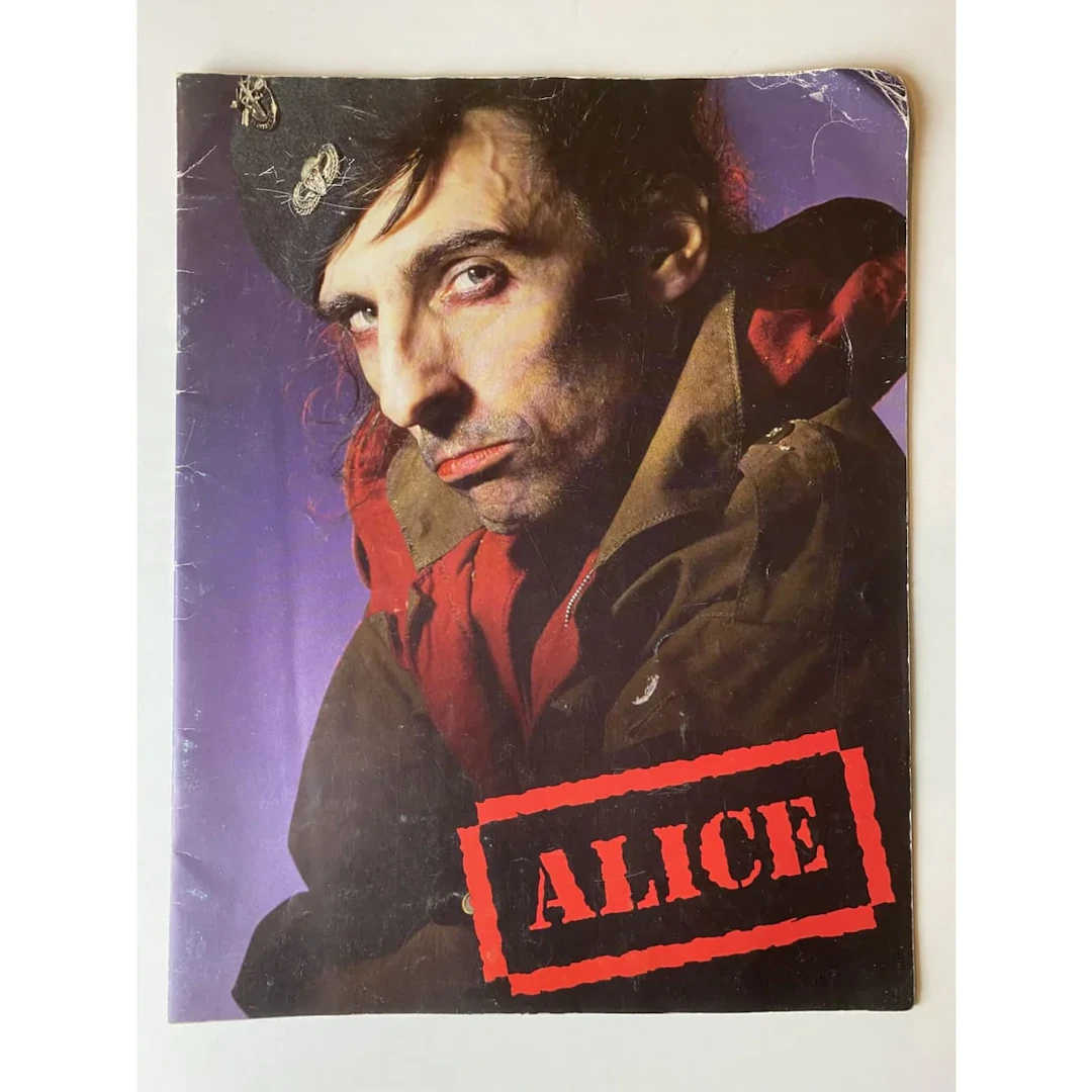 Alice Cooper 1982 Tour UK Program