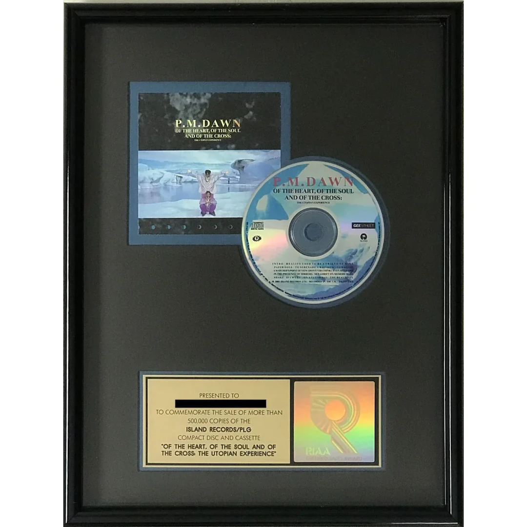 P.M. Dawn Of The Heart, Of The Soul... RIAA Gold Album Award