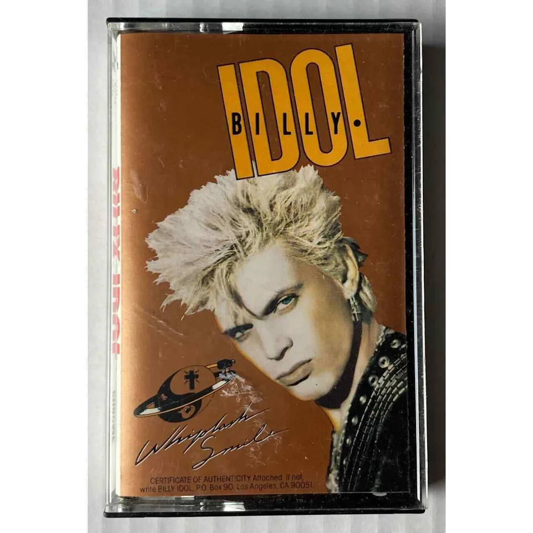 Billy Idol Whiplash Smile 1986 Promo Cassette