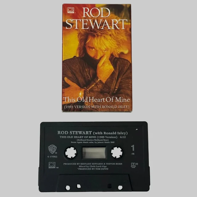 Rod Stewart "This Old Heart of Mine" 1989 Cassette Single 9 19983-4