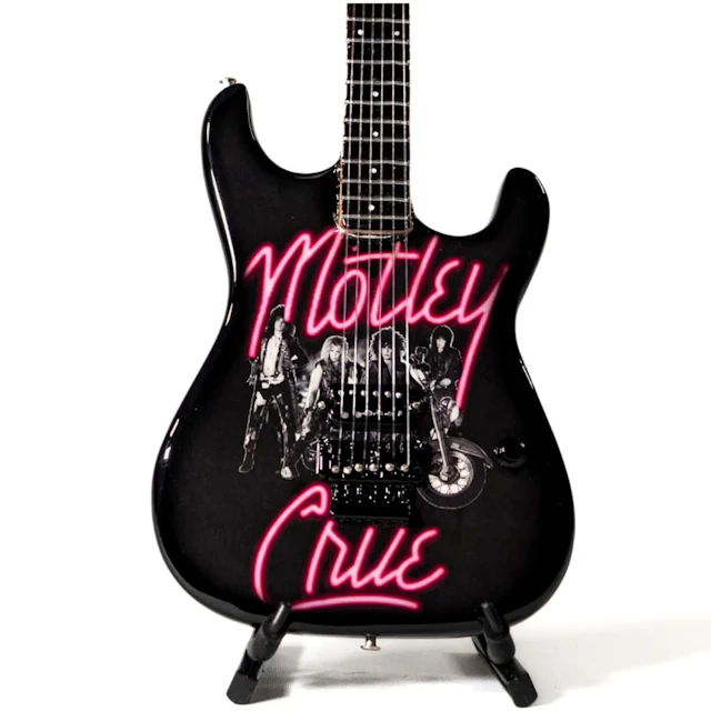 Mötley Crüe Girls Girls Girls Mini Guitar