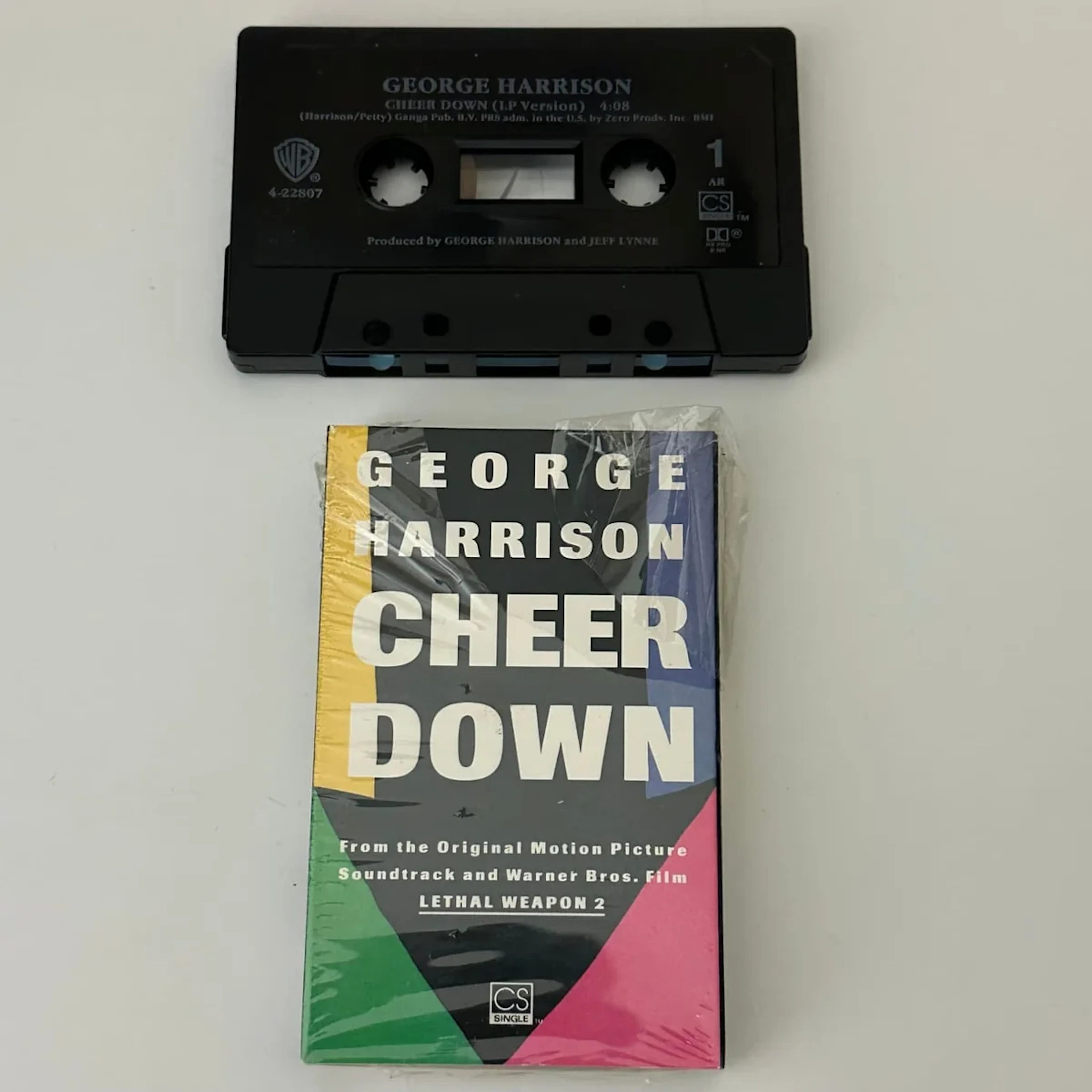 George Harrison "Cheer Down" 1989 Cassette Single 9-22807-4