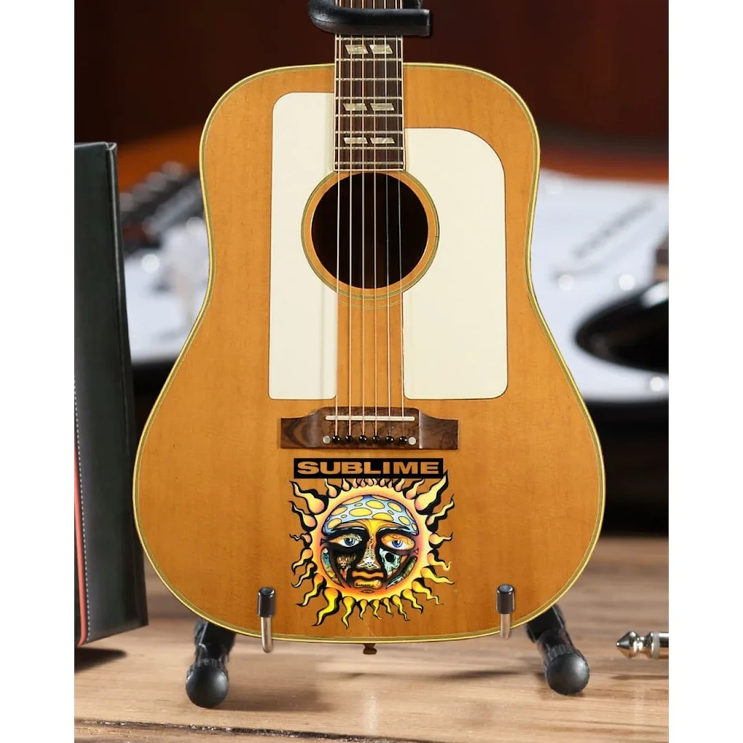 Sublime Bradley Nowell Small Sun Mini Acoustic Guitar Replica