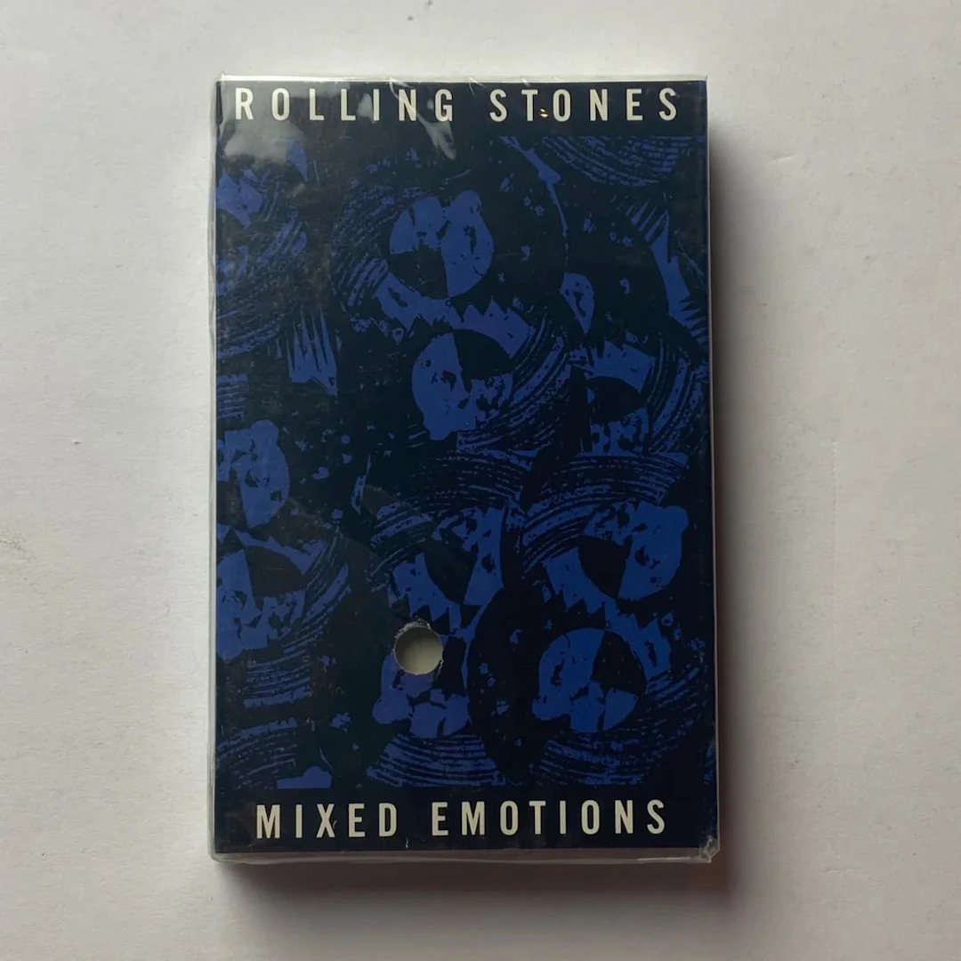 Rolling Stones Mixed Emotions 1989 Sealed Cassette Single