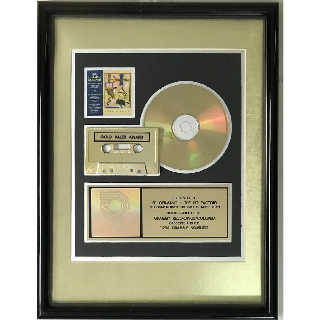 Grammy 1996 Nominees RIAA Gold Album Award