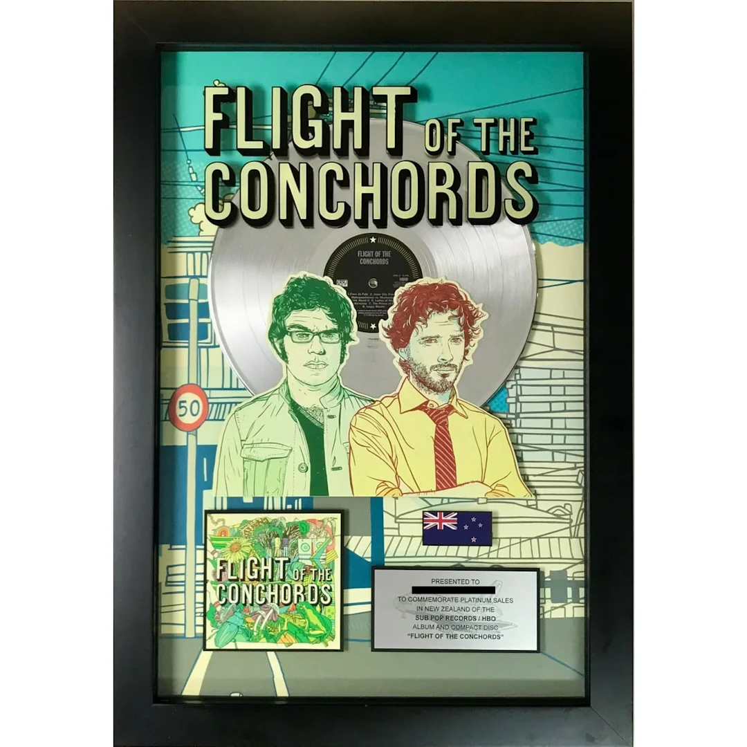 Flight Of The Conchords debut New Zealand Platinum Record Award