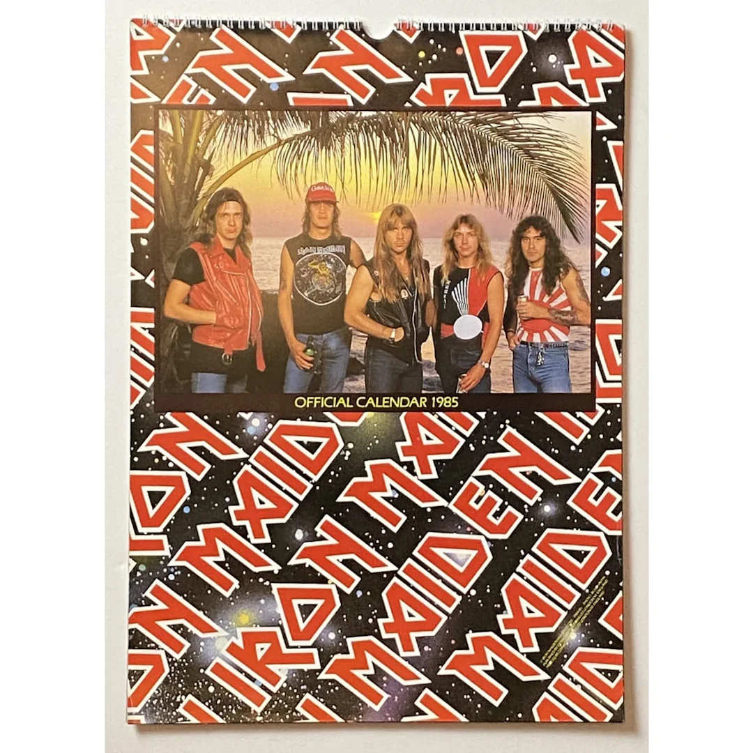 Iron Maiden Vintage Calendars - 1985, 1991, and 1993