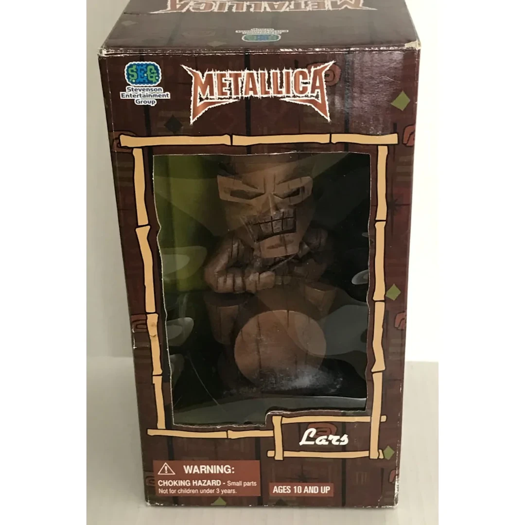 Metallica Lars Ulrich SEG 2005 Tiki Bobblehead In Box