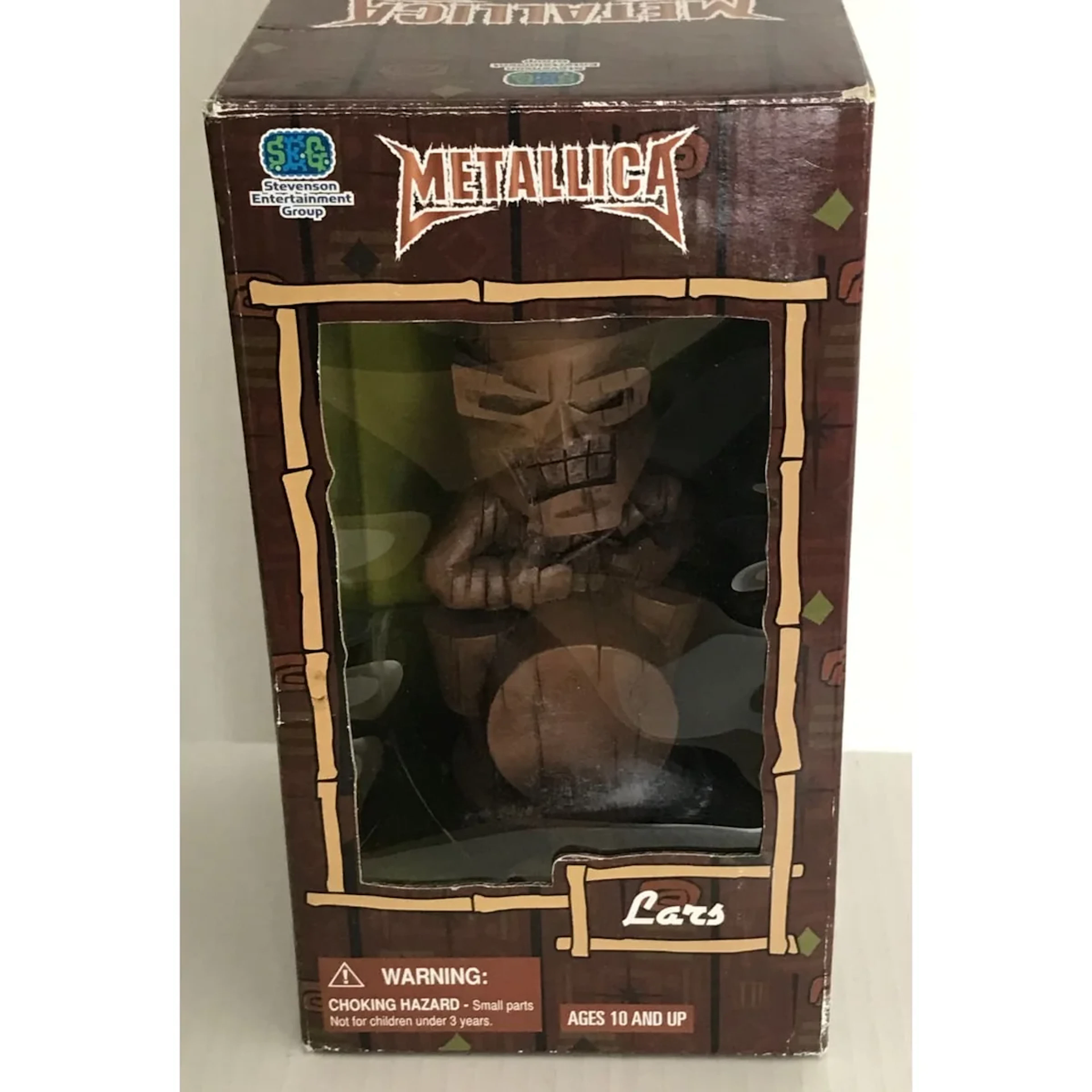 Metallica Lars Ulrich SEG 2005 Tiki Bobblehead In Box