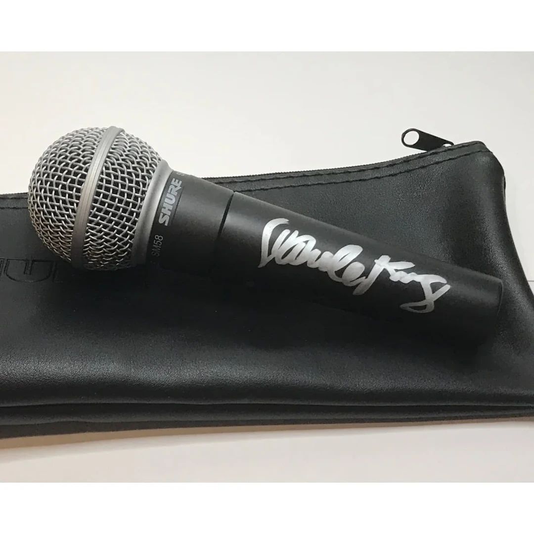 Carole King & Sara Bareilles Signed Microphone w/BAS LOA