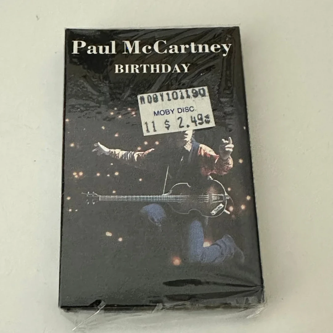 Paul McCartney "Birthday" 1990 Cassette Single 4JM-44645