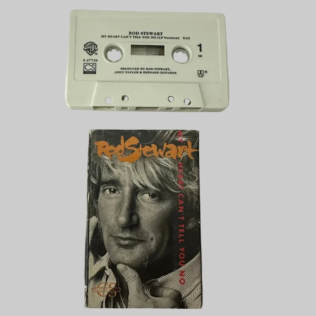Rod Stewart "My Heart Can't Tell You No" 1988 Cassette Single 9 27729-4