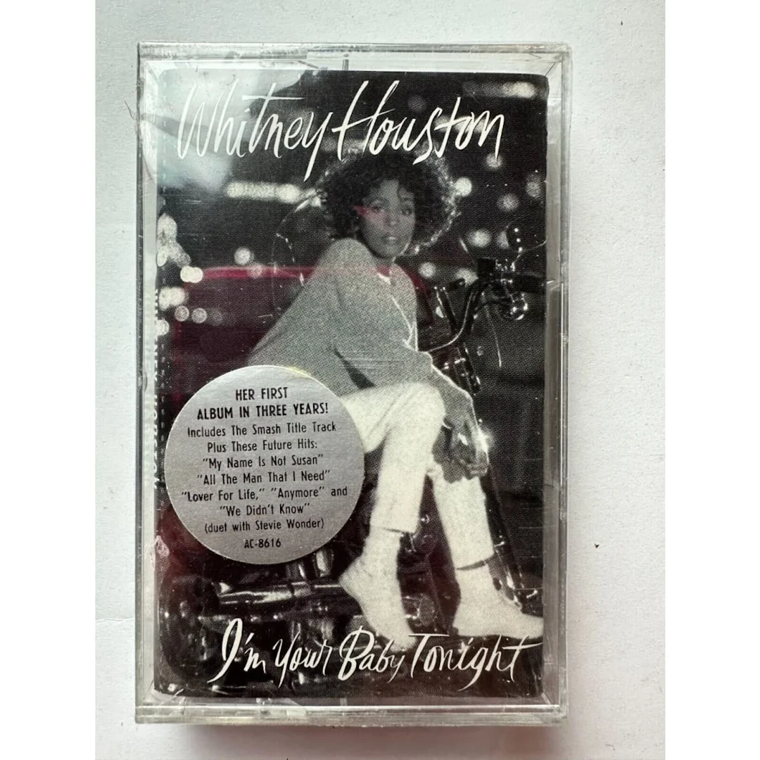Whitney Houston I'm Your Baby Tonight Sealed Cassette 1990