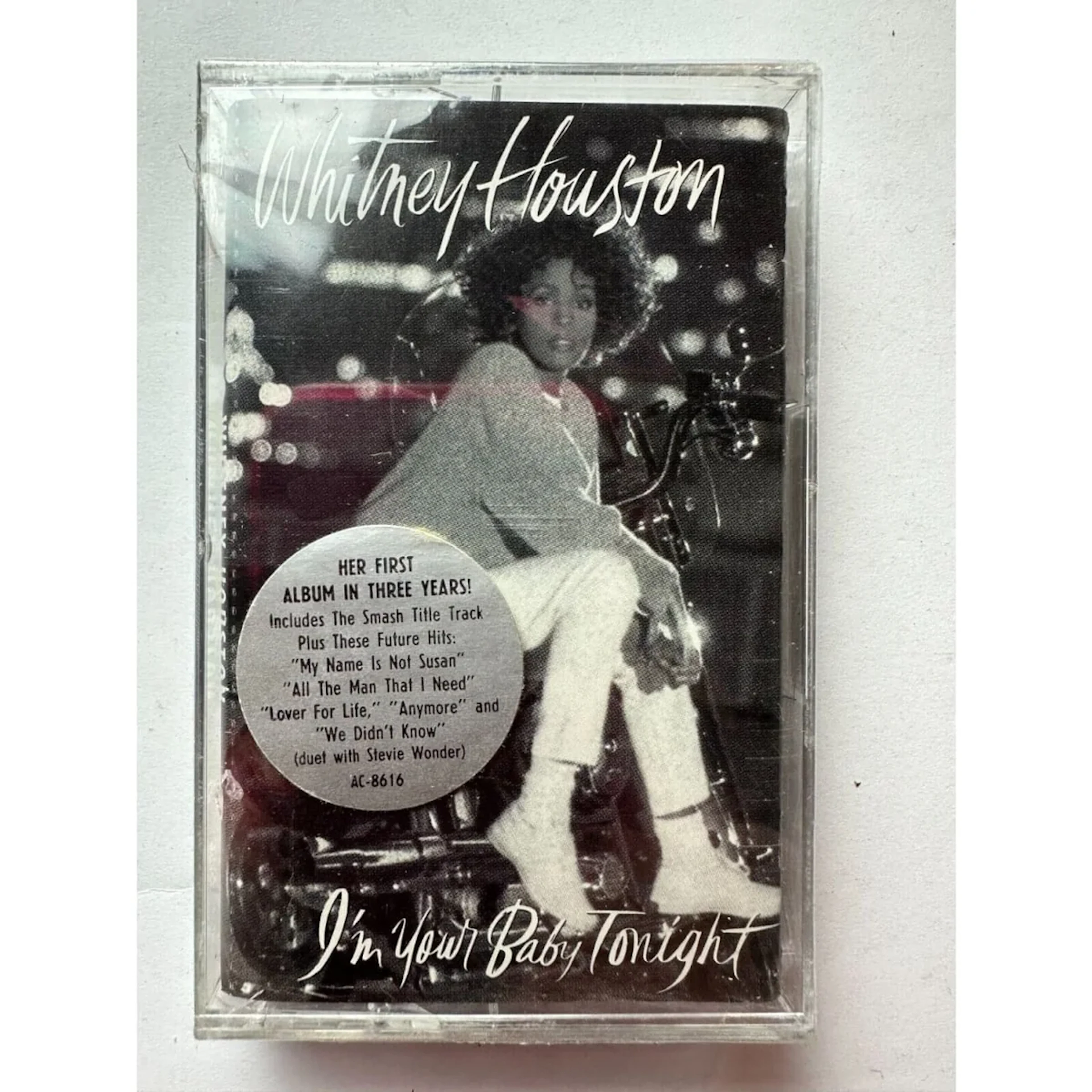 Whitney Houston I'm Your Baby Tonight Sealed Cassette 1990
