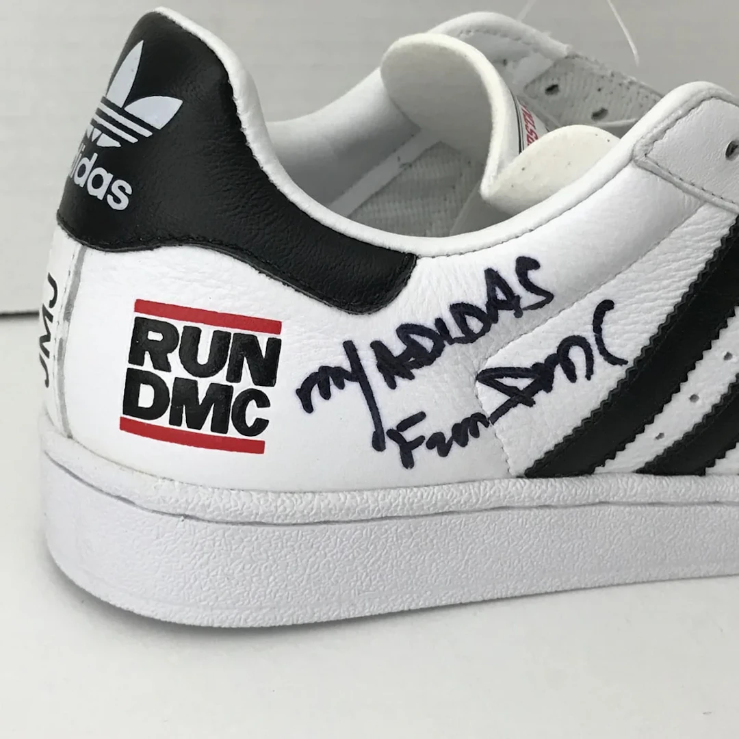 Run-DMC "My Adidas" Sneaker Signed by DMC w/BAS COA