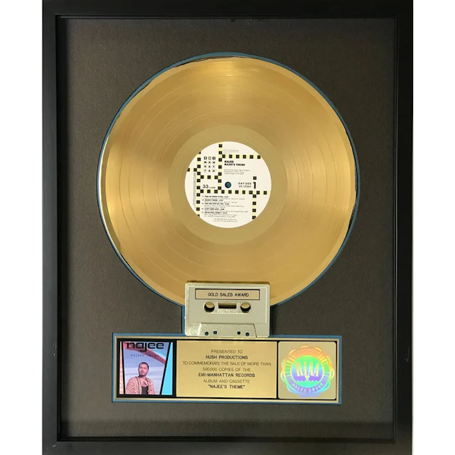 Najee Najee's Theme RIAA Gold Album Award