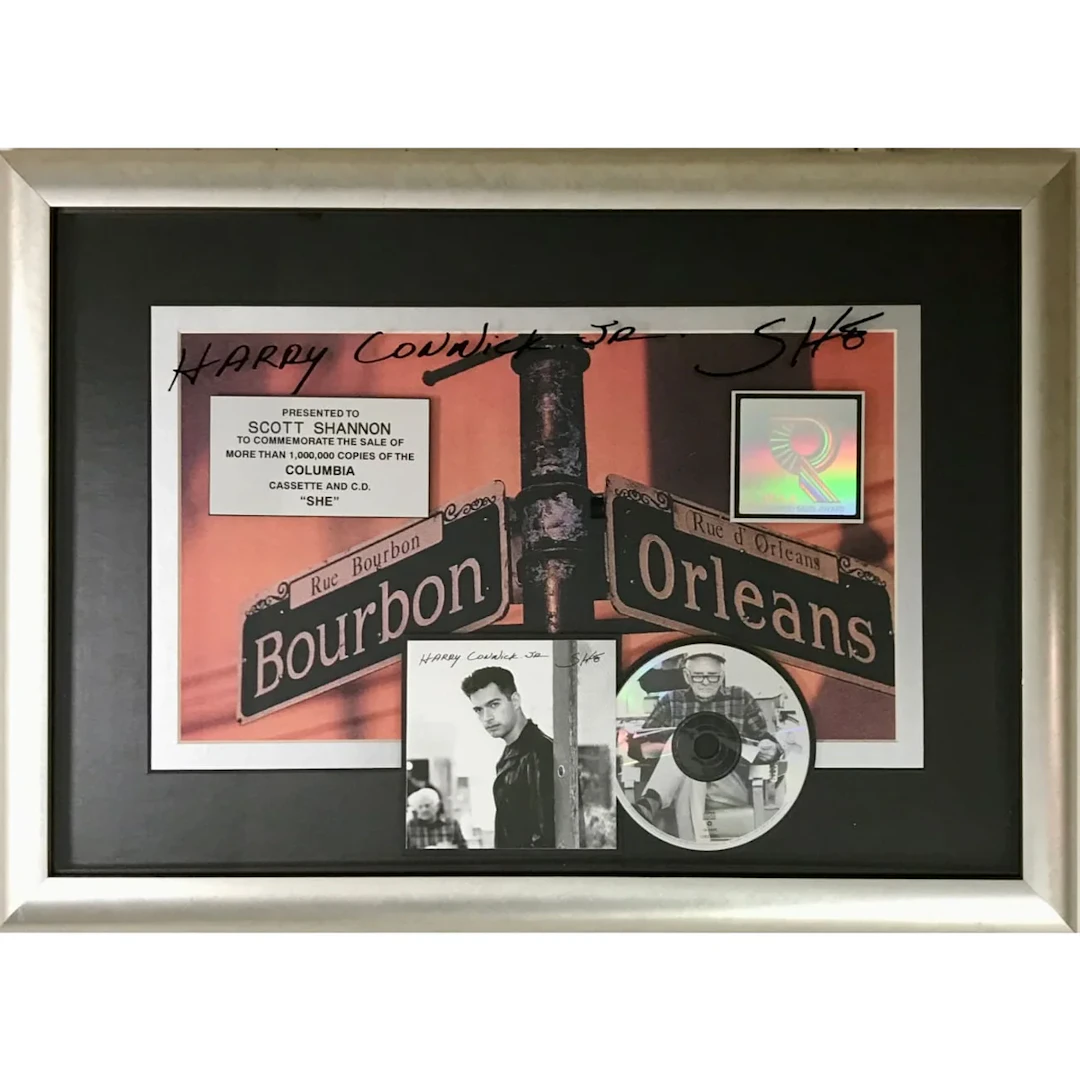 Harry Connick Jr. She RIAA Platinum Album Award