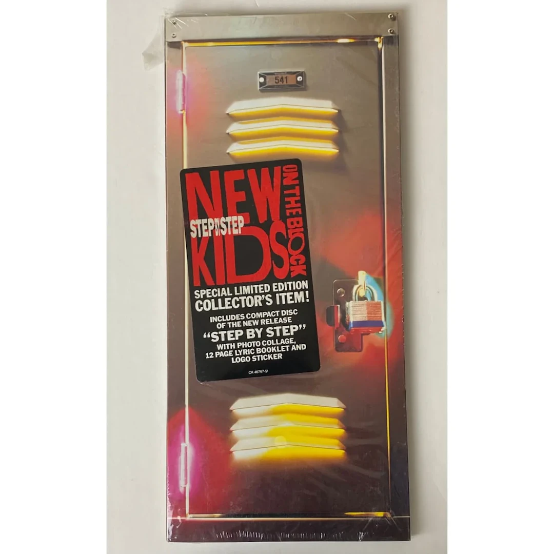 New Kids on the Block Step By Step LE Collector's CD 1990 Sealed
