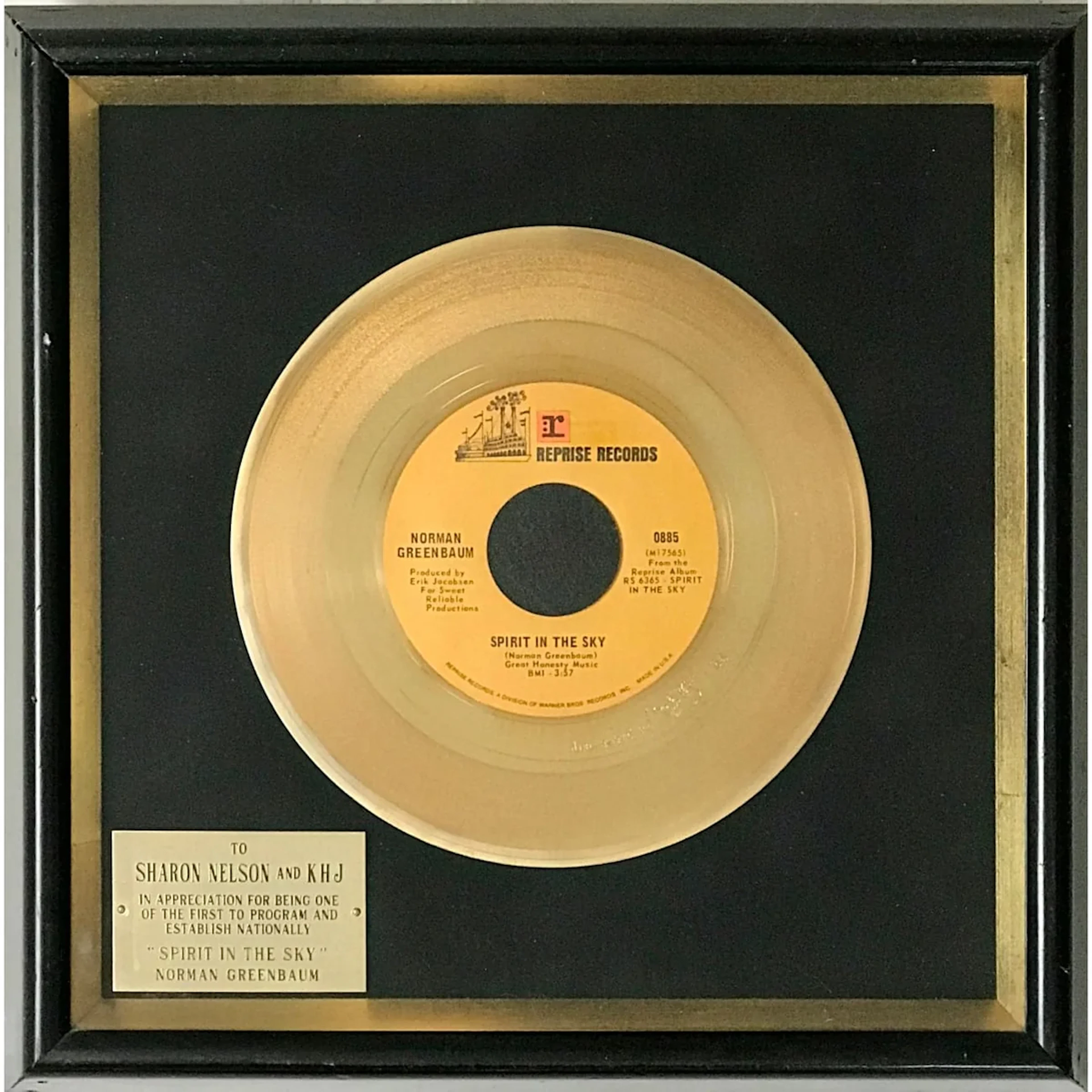Norman Greenbaum "Spirit In The Sky" 1970 Disc Award Ltd - RARE