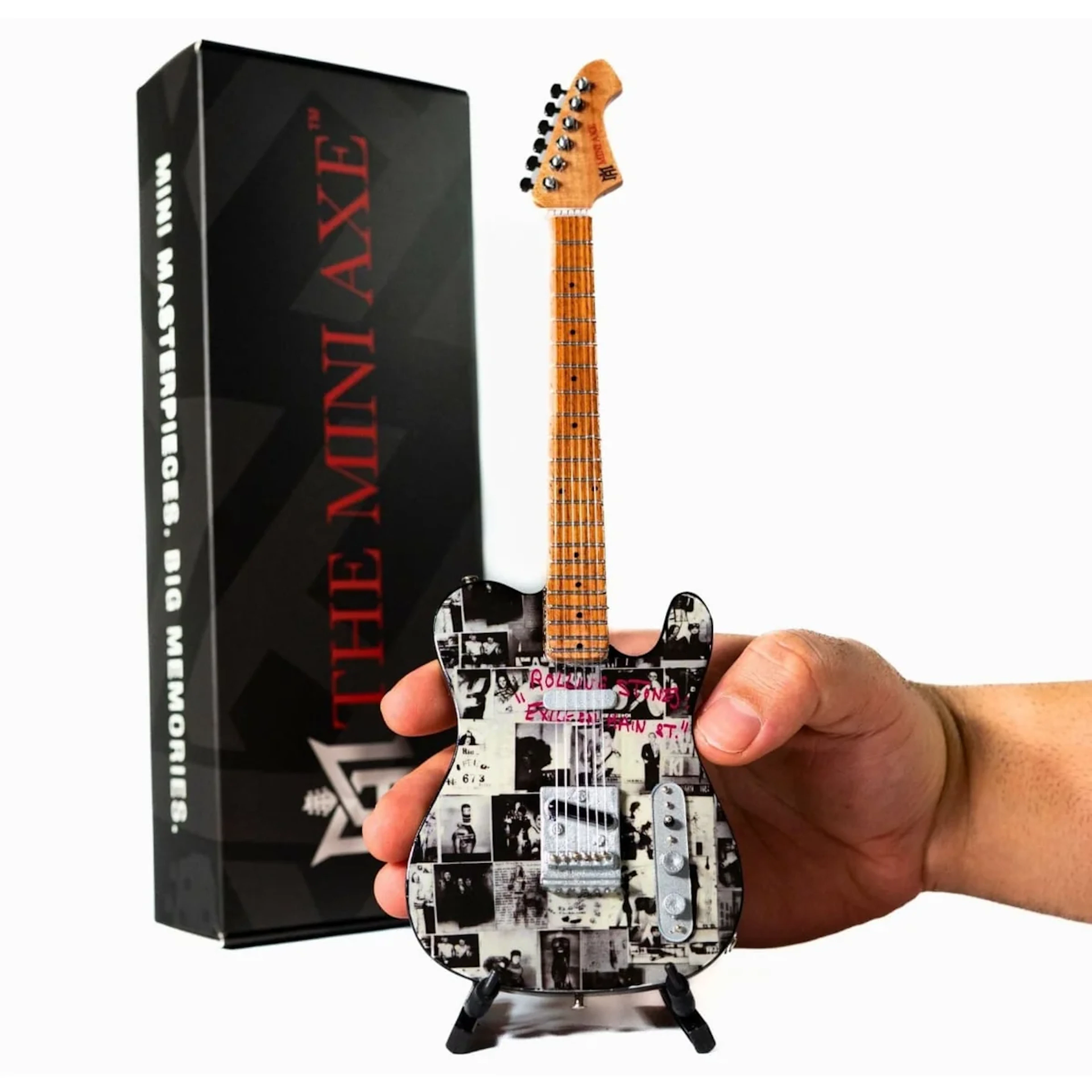 Rolling Stones Exile On Main St Mini Guitar