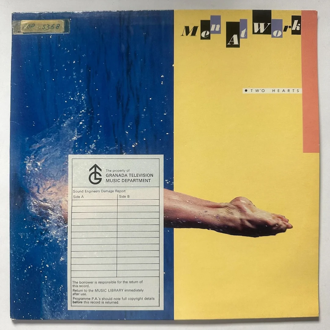 Men At Work Two Hearts Vinyl LP UK 1985