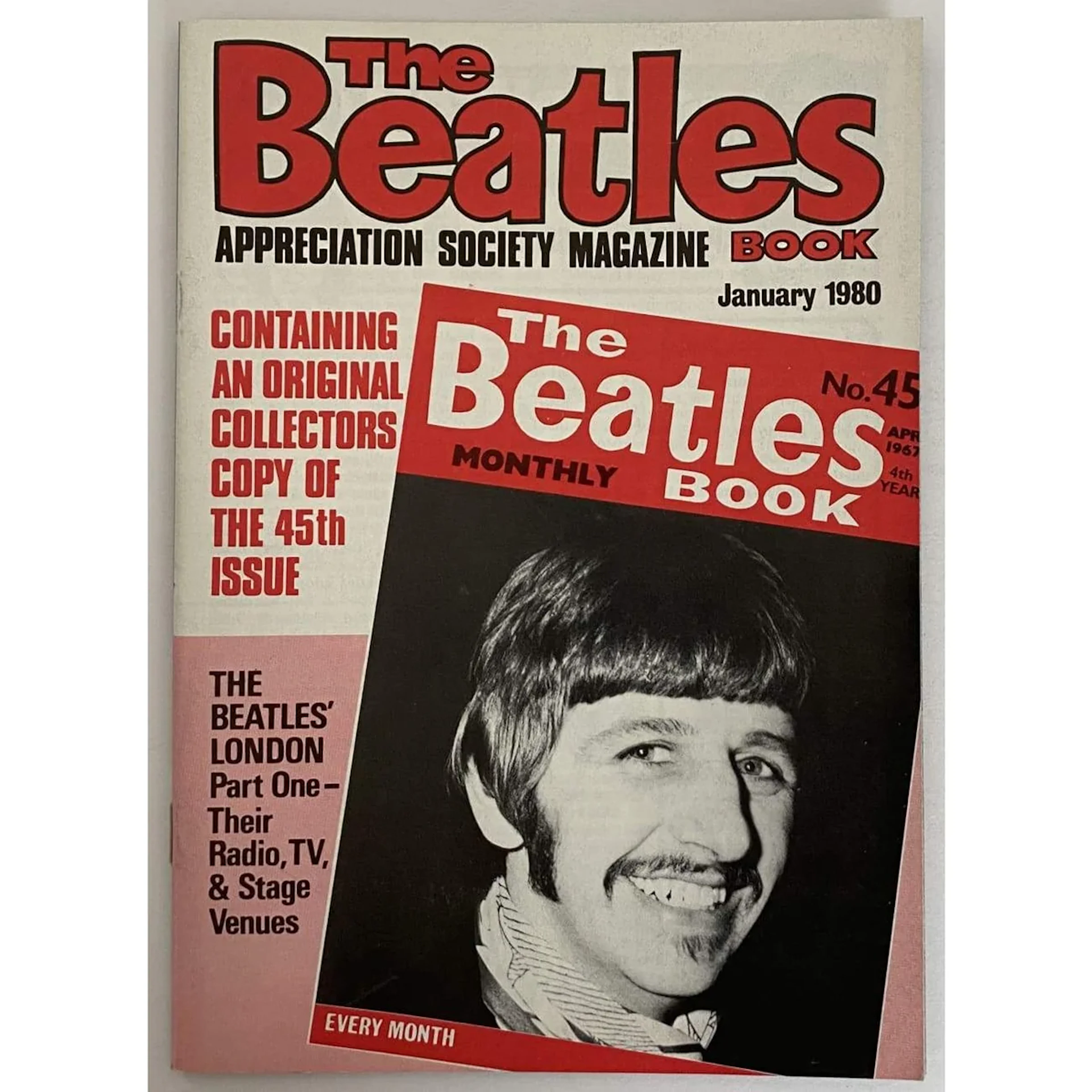 Beatles Book Monthly Magazines 1980 Issues - original 2nd era - sold