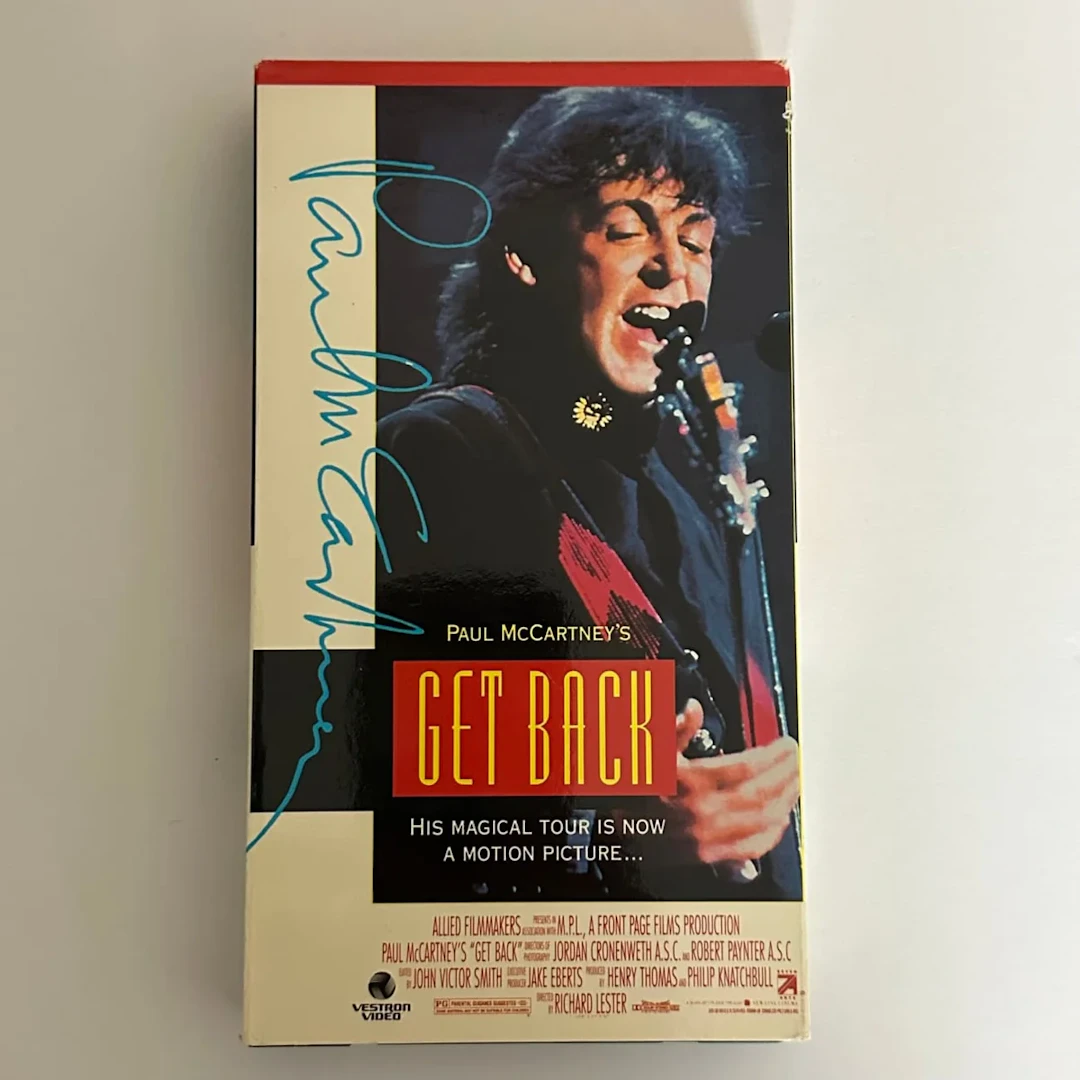 Paul McCartney's Get Back 1991 VHS