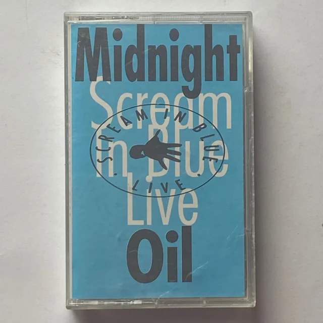 Midnight Oil Scream in Blue Live Promo 1992 Cassette