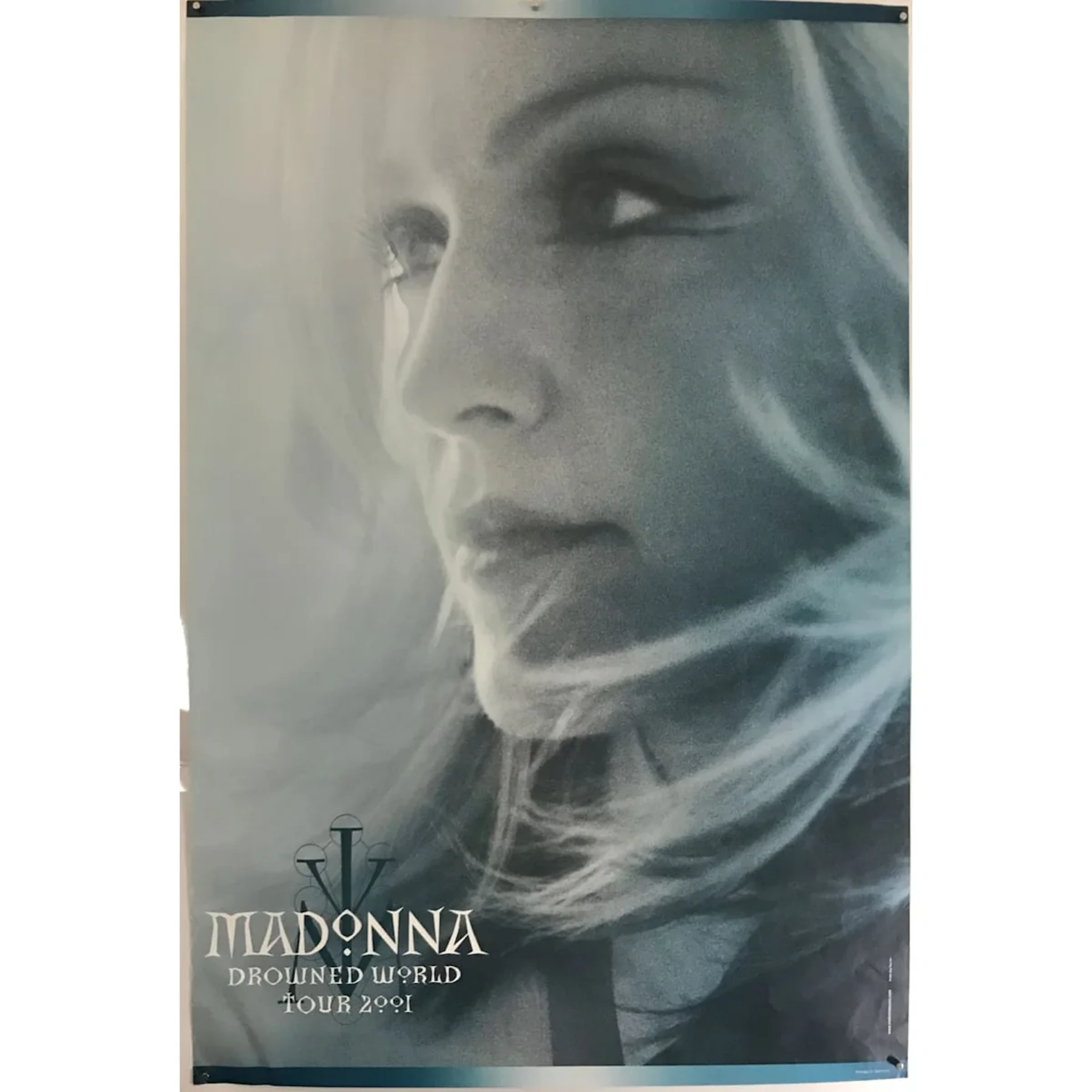 Madonna Original 2001 Drowned World Tour Poster