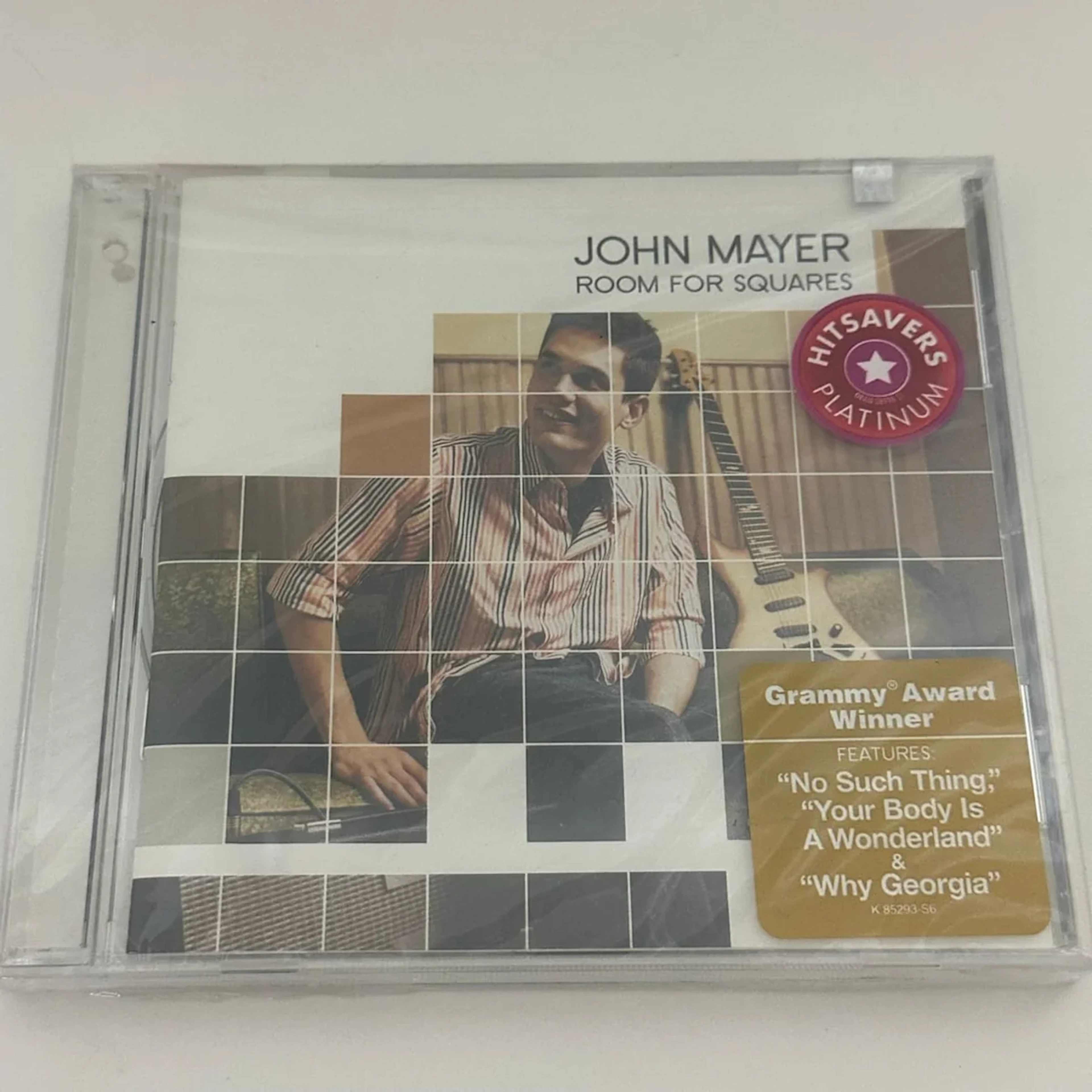 John Mayer Room For Squares 2001 Sealed CD Hype stickers CK 85293