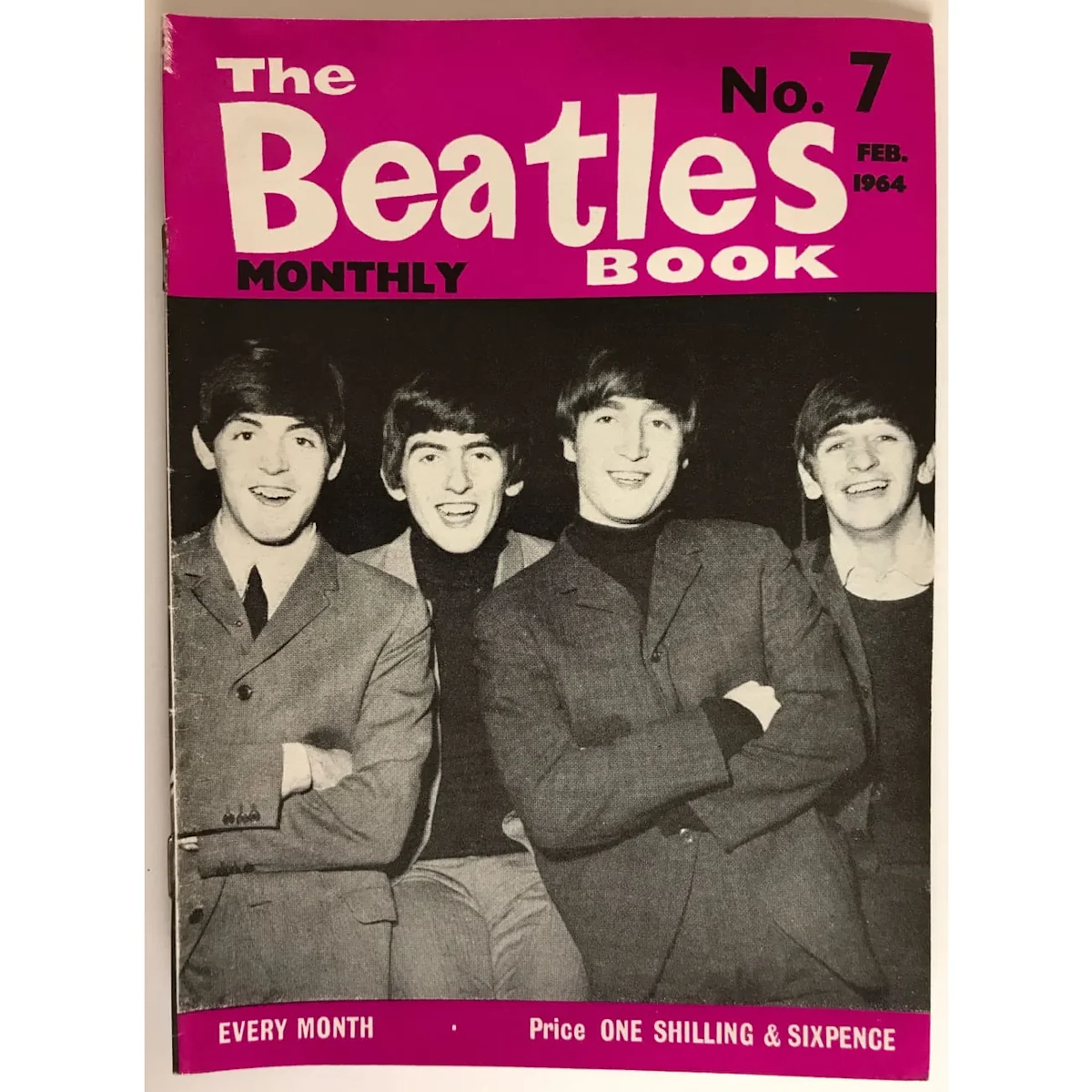 Beatles Book Monthly Magazine Feb 1964 Issue #7 - RARE