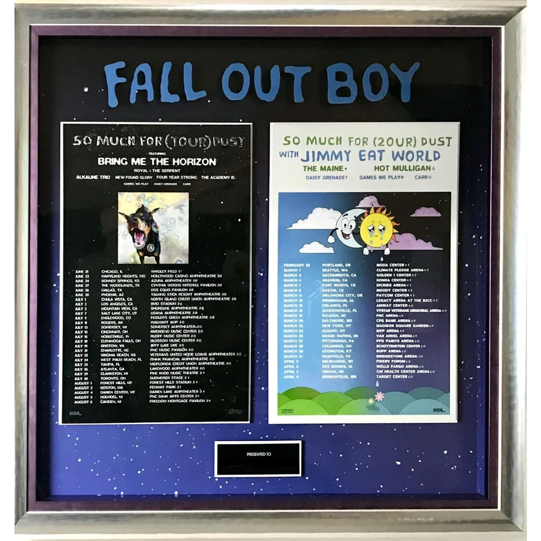 Fall Out Boy, Jimmy Eat World "So Much For (Tour) Dust" Tour Award