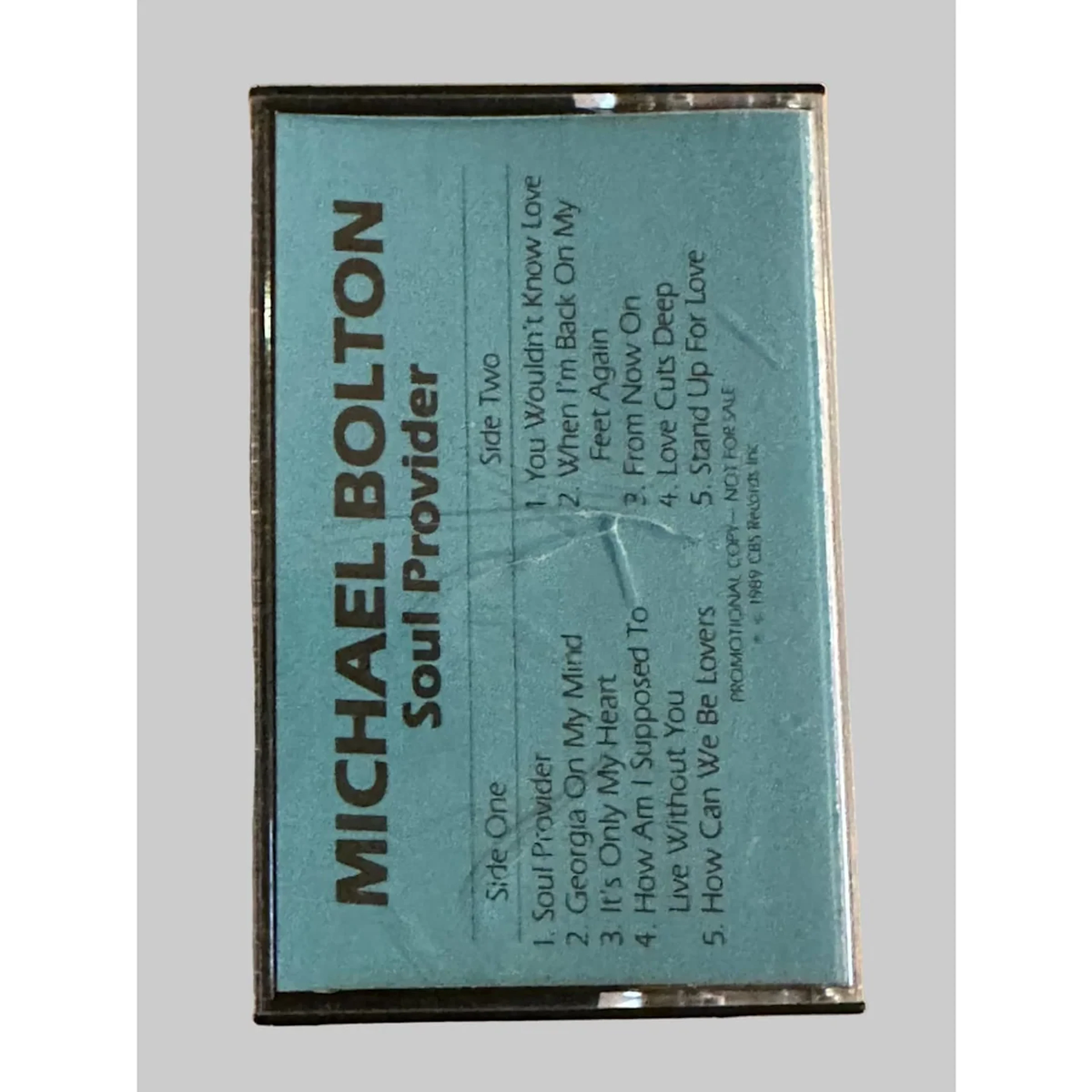 Michael Bolton Soul Provider 1989 Promo Copy Cassette 45012