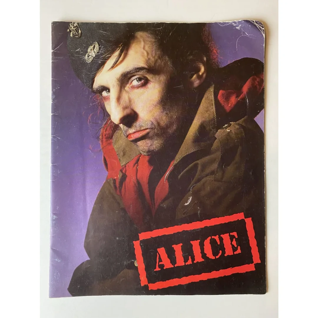Alice Cooper 1982 Tour UK Program