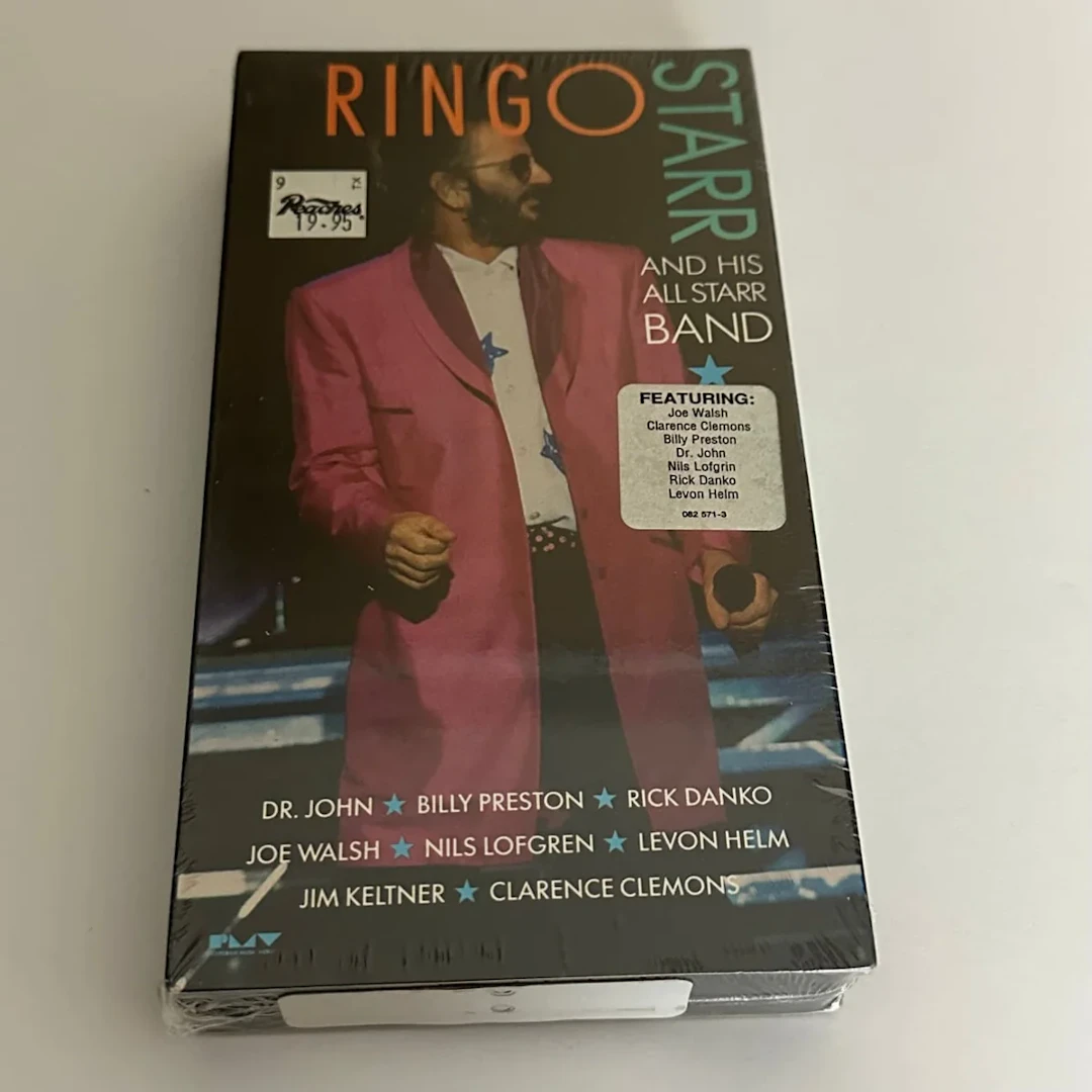 Ringo Starr and His All Starr Band 1990 Sealed VHS 082-571-3