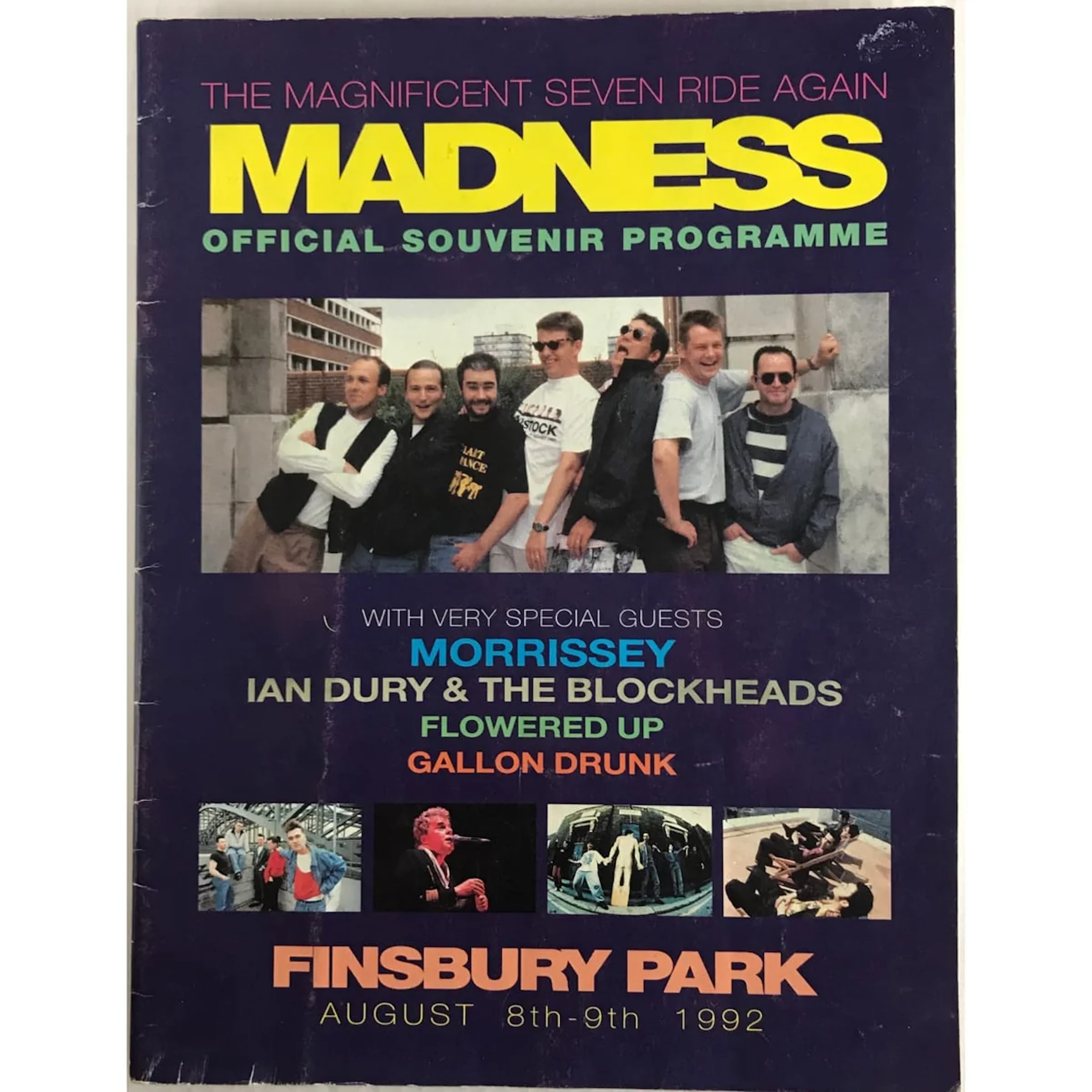 Madness 1992 UK Tour Concert Program