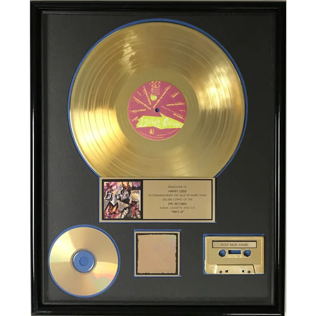 Living Colour Time's Up RIAA Gold LP Award