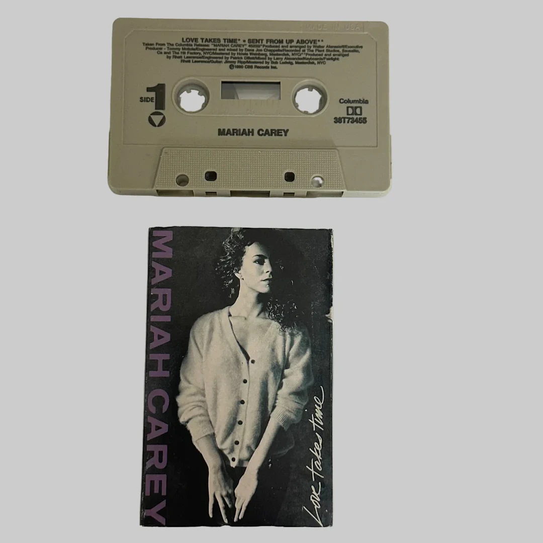 Mariah Carey "Love Takes Time" 1990 Cassette Single 38T 73455