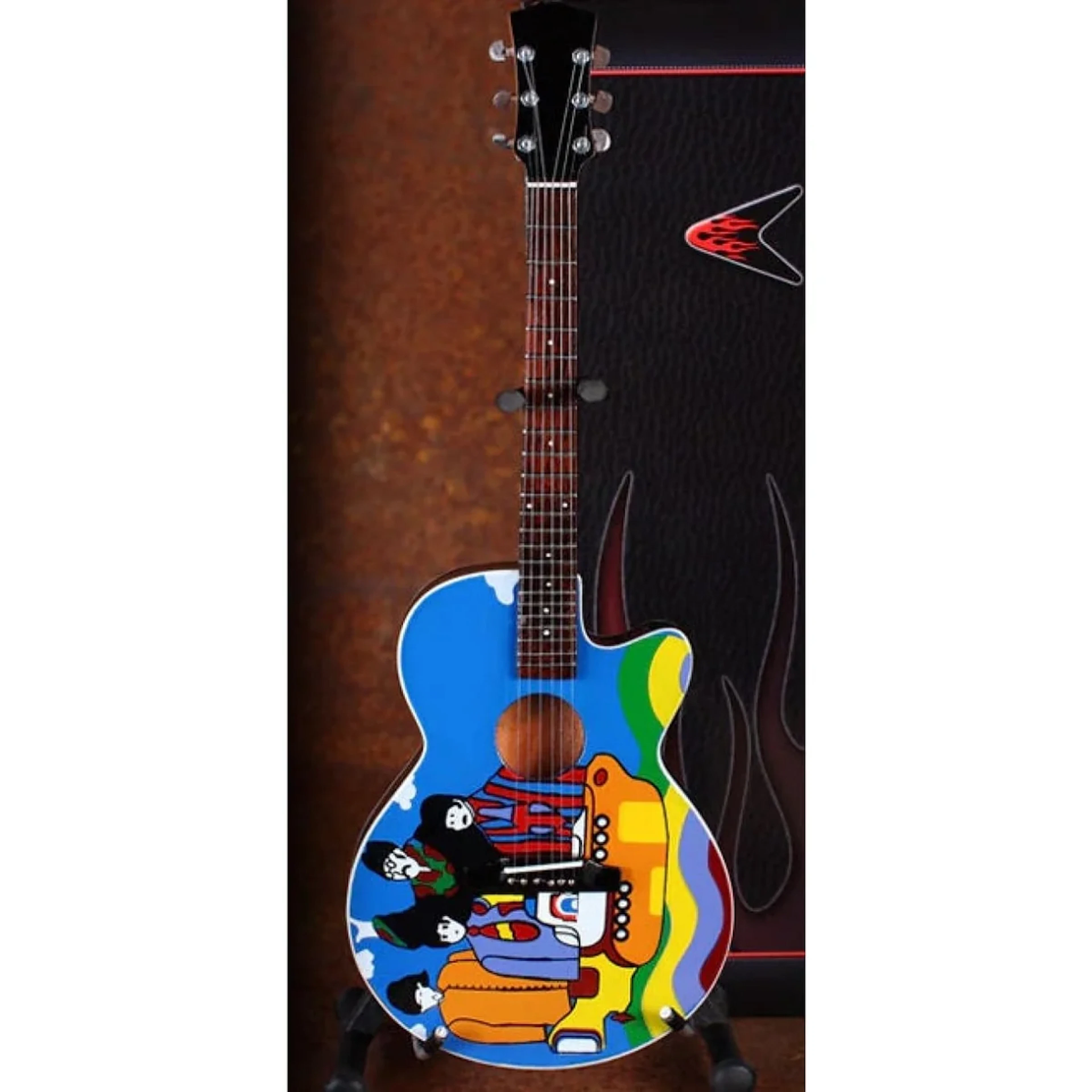 Beatles Yellow Submarine Mini Guitar Replica