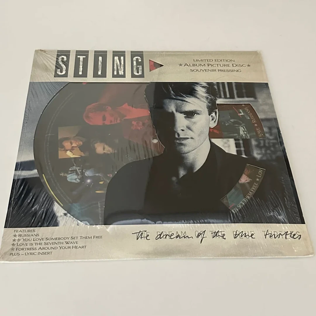 Sting The Dream of the Blue Turtles 1985 UK LE Picture Disc Souvenir