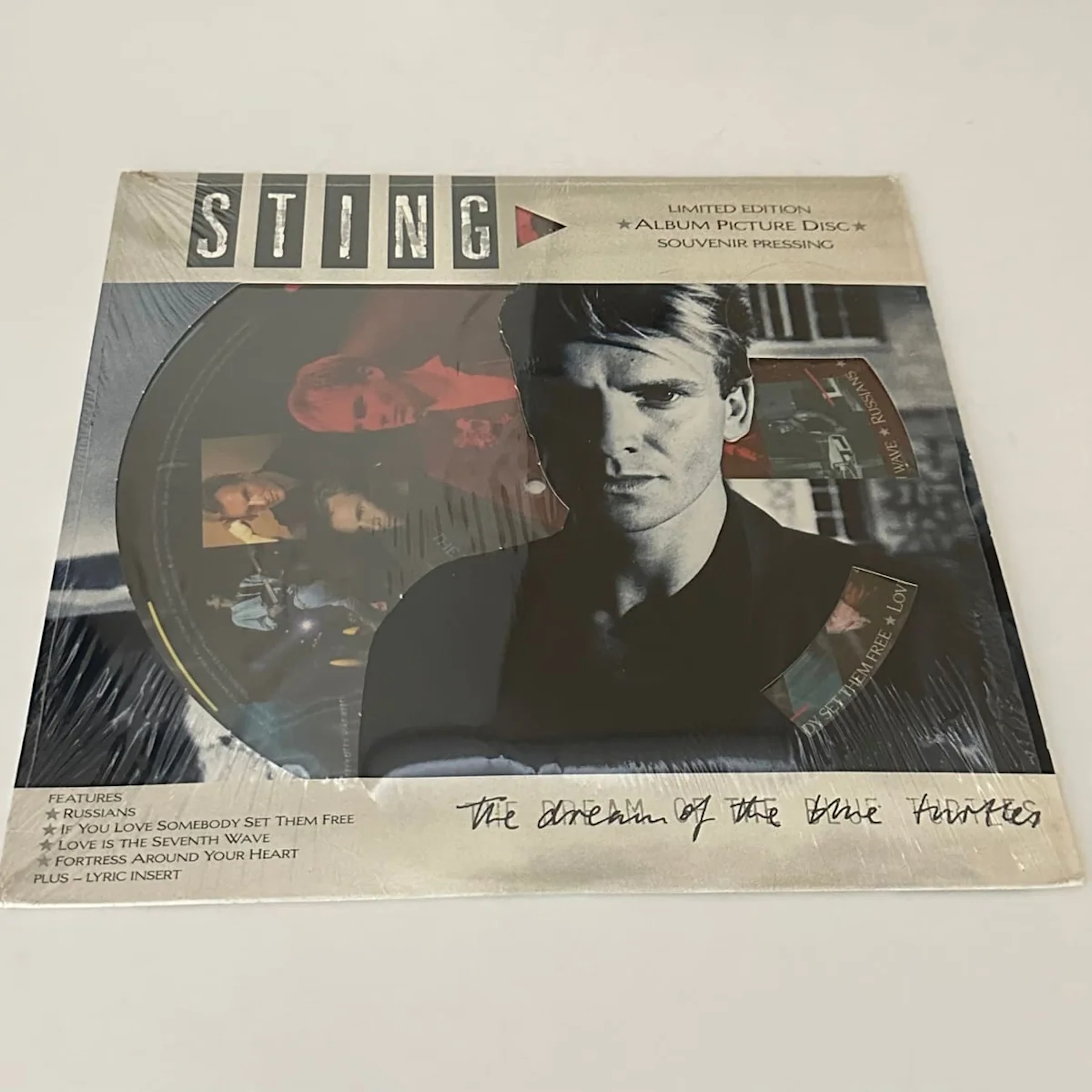 Sting The Dream of the Blue Turtles 1985 UK LE Picture Disc Souvenir