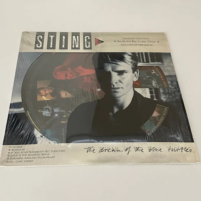 Sting The Dream of the Blue Turtles 1985 UK LE Picture Disc Souvenir