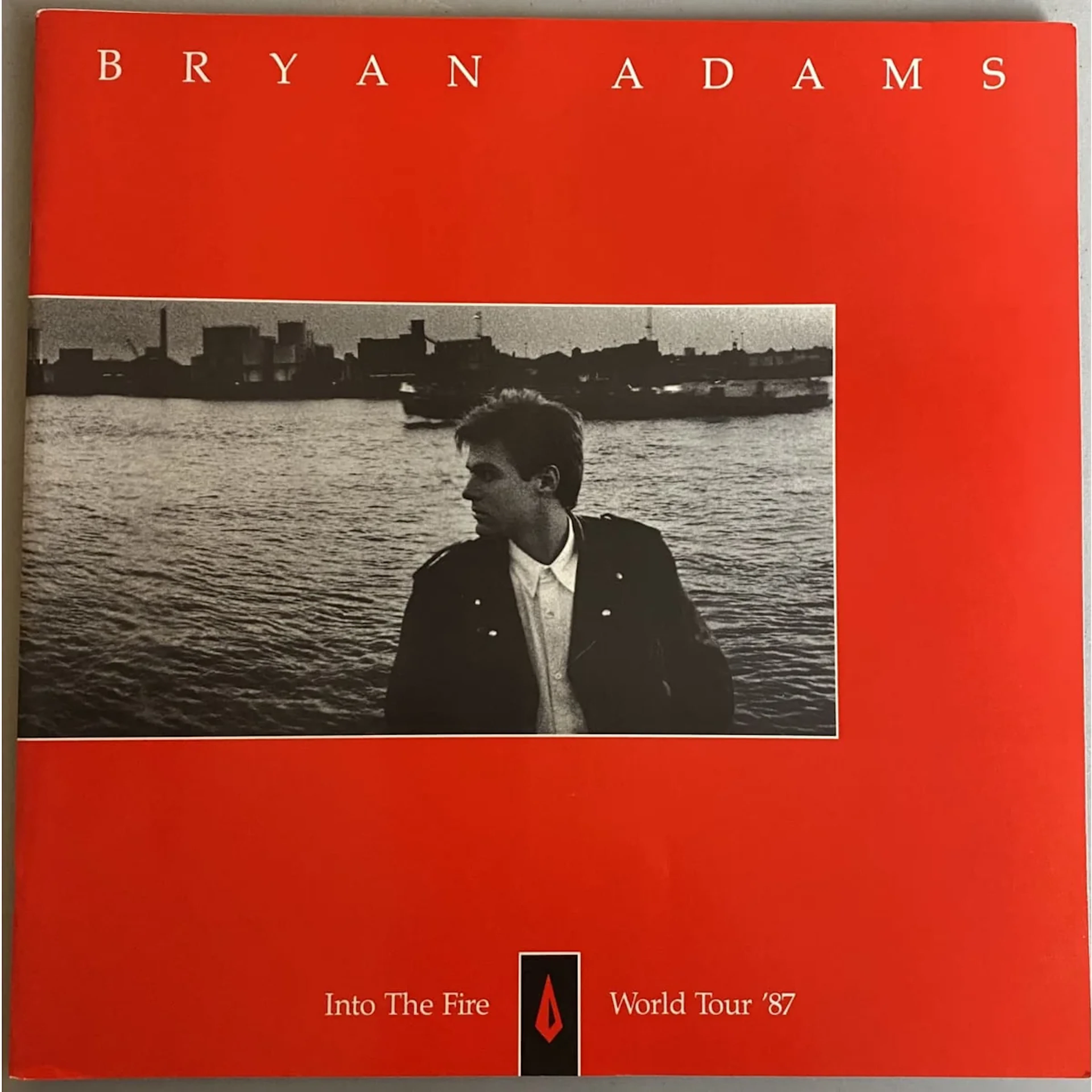Bryan Adams 1987 Into The Fire Tour Book